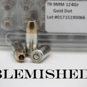 TR Products 9mm 124gr Gold Dot HP 50 Round Box, Blemished